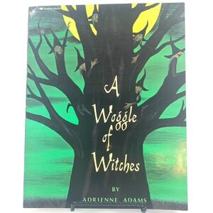 A Woggle of Witches Adrienne Adams Vintage Childrens Halloween PB VG